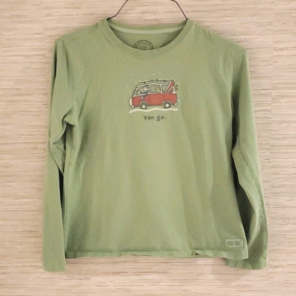 Life Is Good Van Go Long Sleeve Tshirt 